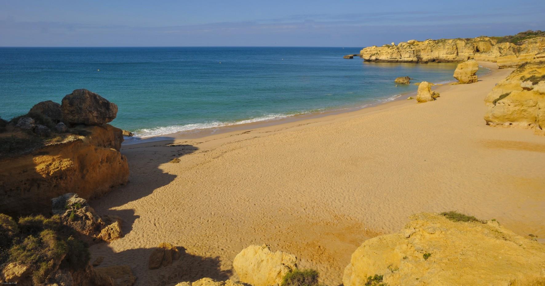 Beach scene in the Algarve