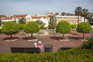 Relaxing in a Silves park
