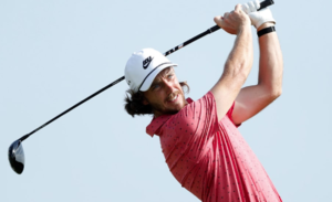 Tommy Fleetwood teeing off